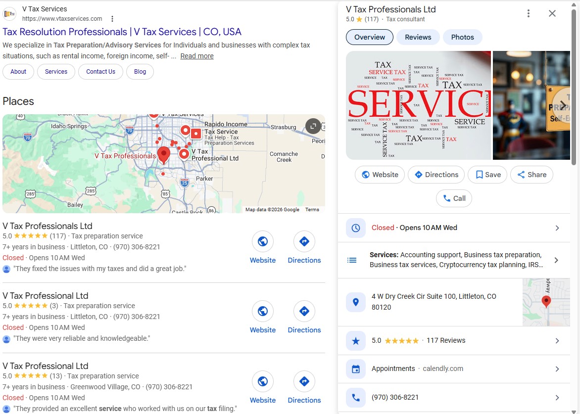 VTaxServices-Google