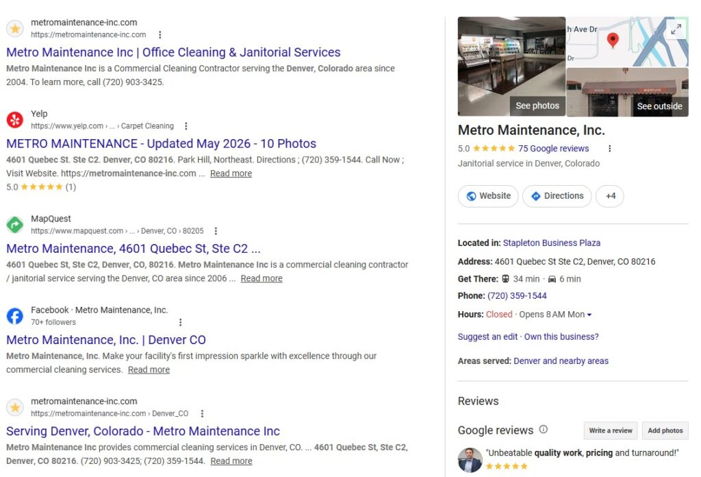 Metro-Maintenance-Inc-Google